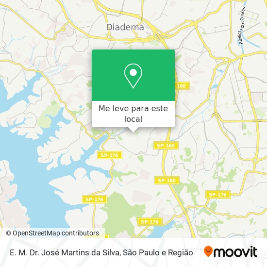 E. M. Dr. José Martins da Silva mapa