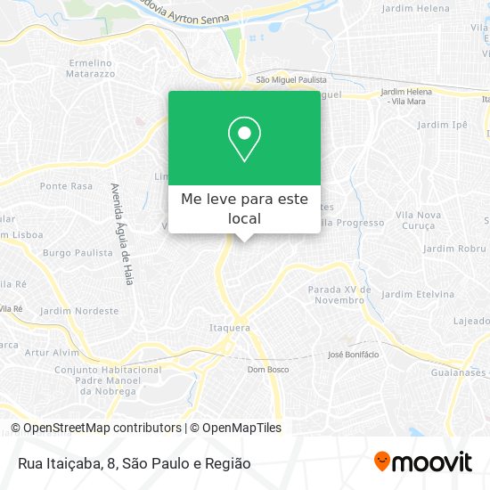 Rua Itaiçaba, 8 mapa