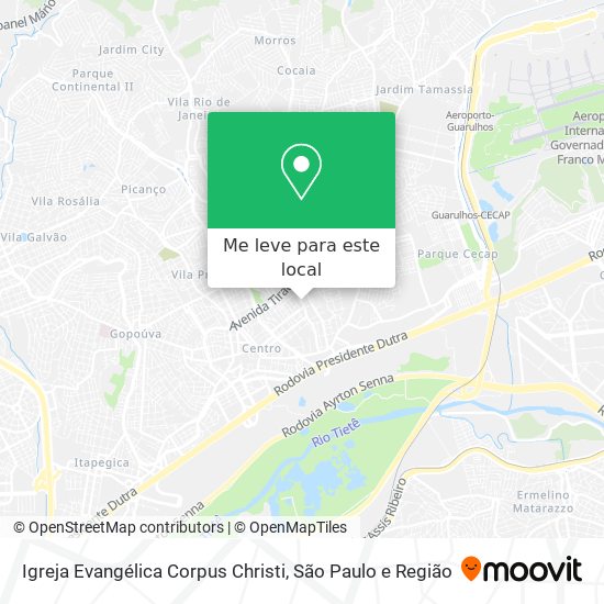 Igreja Evangélica Corpus Christi mapa