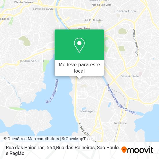 Rua das Paineiras, 554,Rua das Paineiras mapa