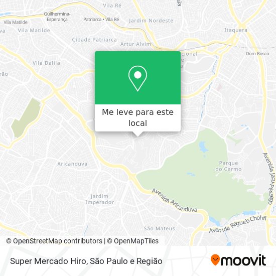 Super Mercado Hiro mapa