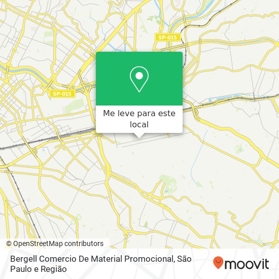 Bergell Comercio De Material Promocional, Rua Serra de Bragança, 923 Tatuapé São Paulo-SP 03318-000 mapa