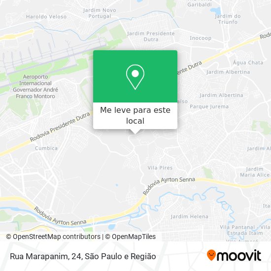 Rua Marapanim, 24 mapa