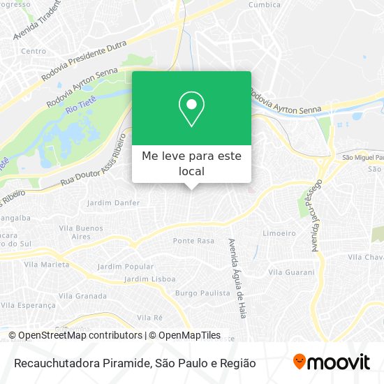 Recauchutadora Piramide mapa