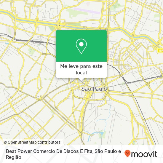 Beat Power Comercio De Discos E Fita, Rua Sete de Abril, 125 República São Paulo-SP 01043-000 mapa
