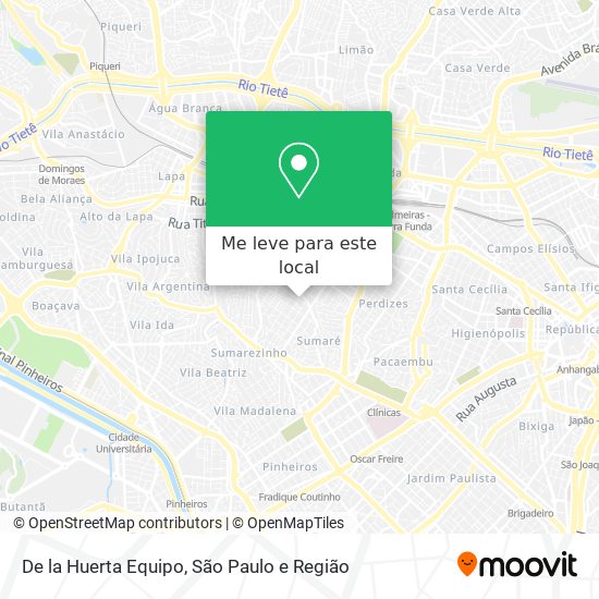 De la Huerta Equipo mapa