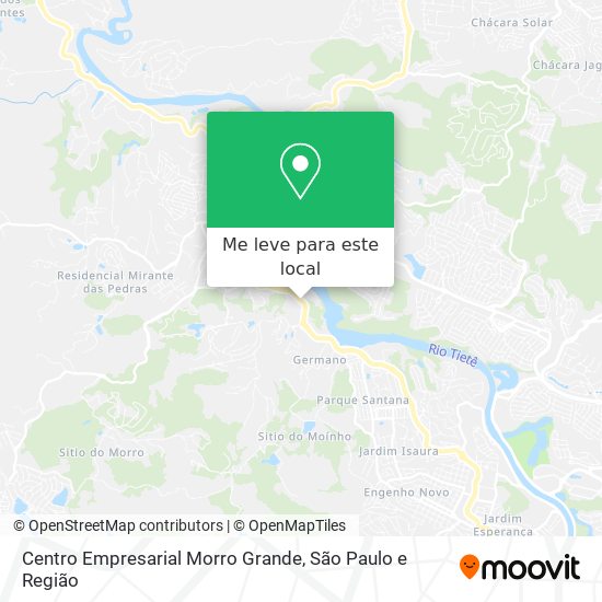 Centro Empresarial Morro Grande mapa