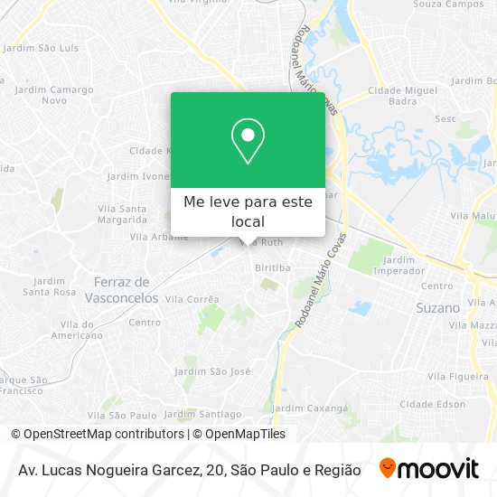 Av. Lucas Nogueira Garcez, 20 mapa