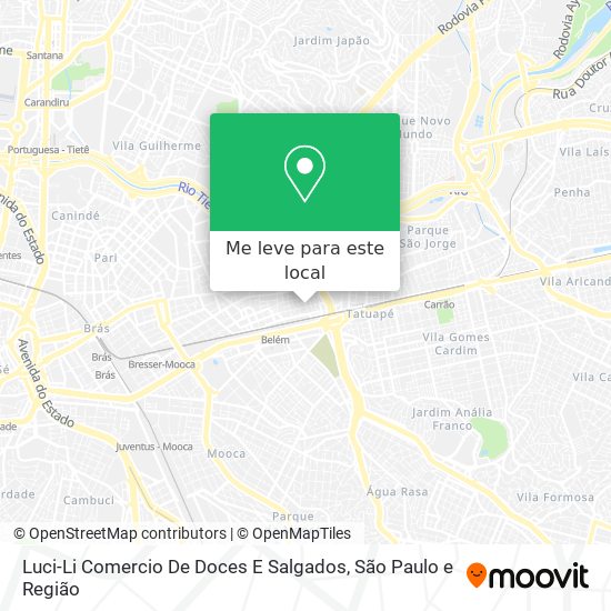 Luci-Li Comercio De Doces E Salgados mapa