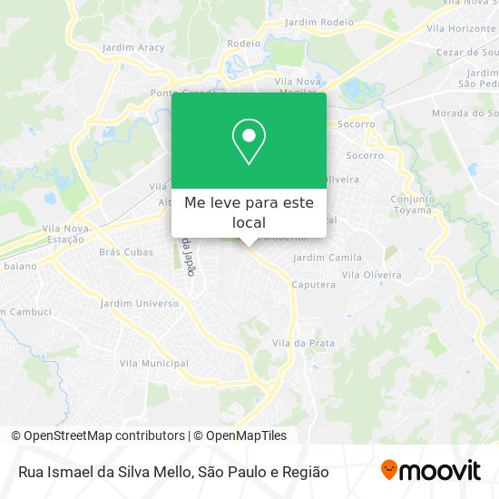 Rua Ismael da Silva Mello mapa