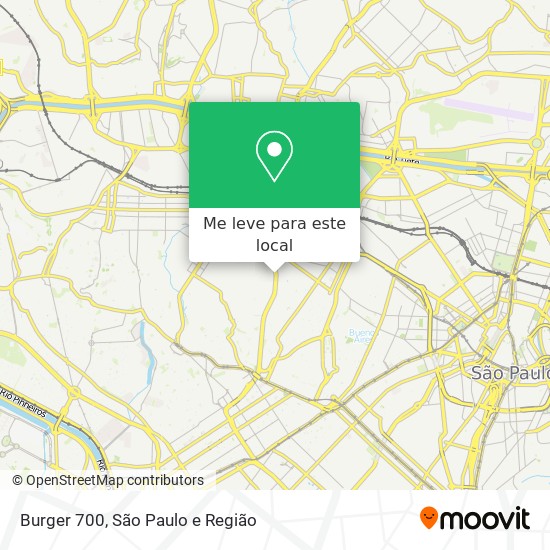 Burger 700 mapa