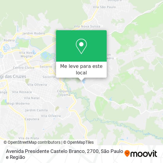 Avenida Presidente Castelo Branco, 2700 mapa