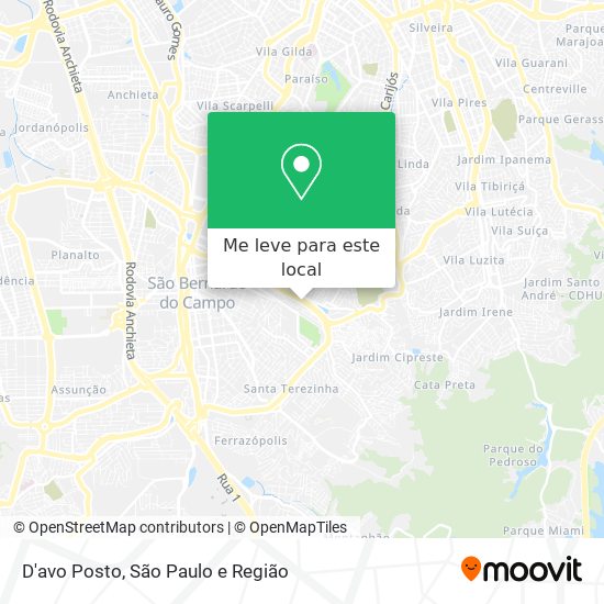D'avo Posto mapa