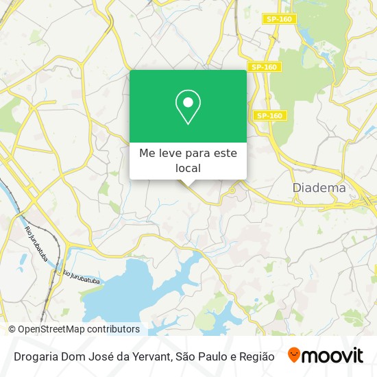 Drogaria Dom José da Yervant mapa