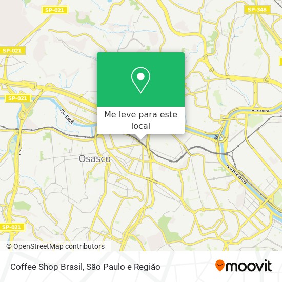 Coffee Shop Brasil mapa