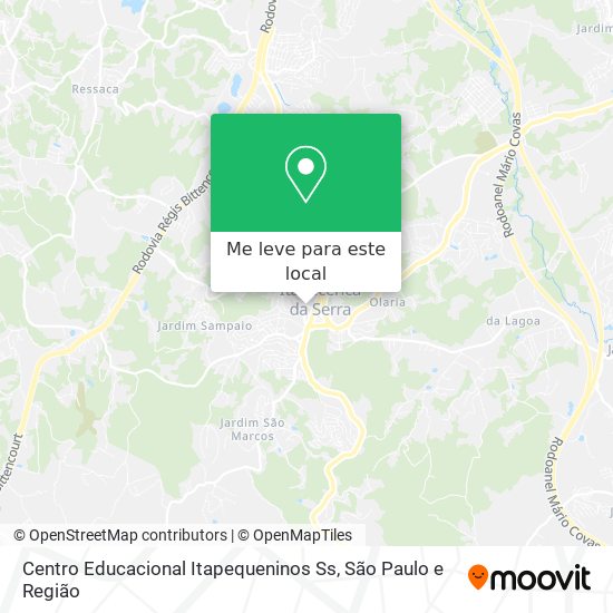 Centro Educacional Itapequeninos Ss mapa