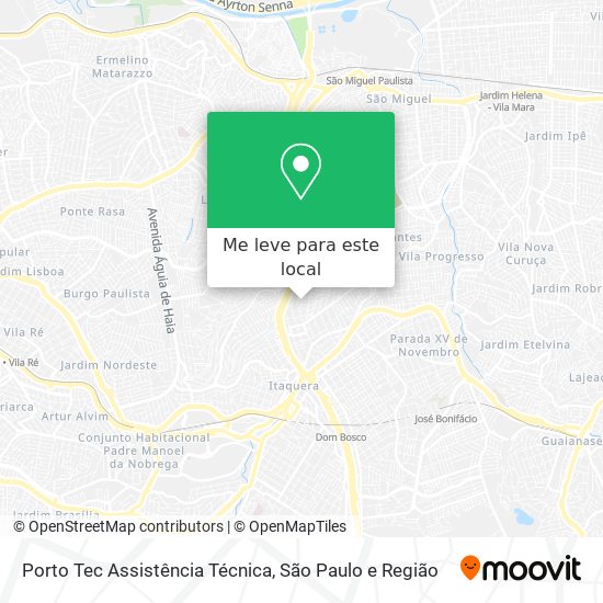 Porto Tec Assistência Técnica mapa