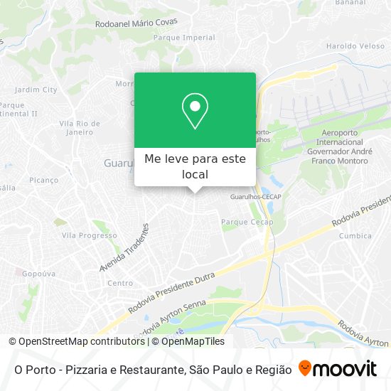 O Porto - Pizzaria e Restaurante mapa