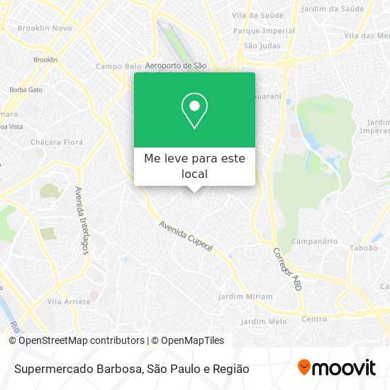 Supermercado Barbosa mapa