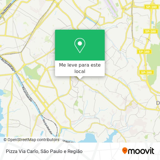 Pizza Via Carlo mapa
