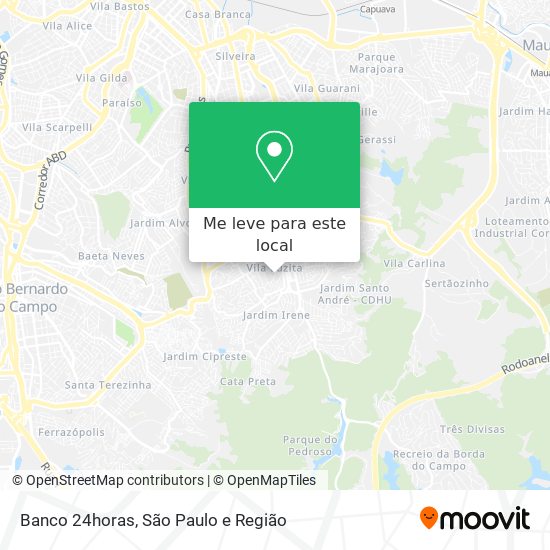 Banco 24horas mapa