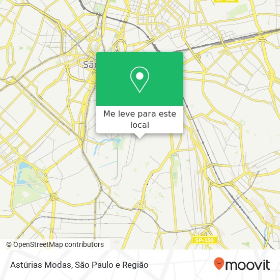 Astúrias Modas, Rua Robertson, 554 Cambuci São Paulo-SP 01543-010 mapa