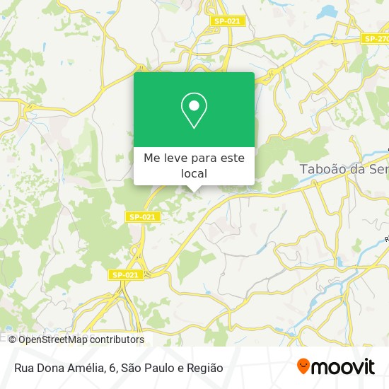 Rua Dona Amélia, 6 mapa