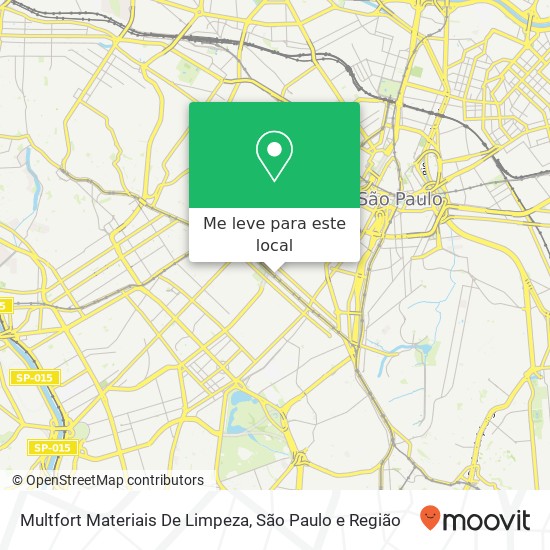 Multfort Materiais De Limpeza, Avenida Paulista, 1416 Bela Vista São Paulo-SP 01310-100 mapa