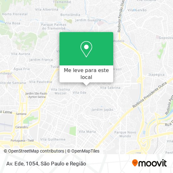 Av. Ede, 1054 mapa