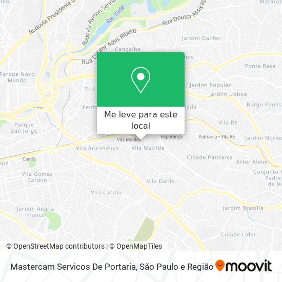 Mastercam Servicos De Portaria mapa