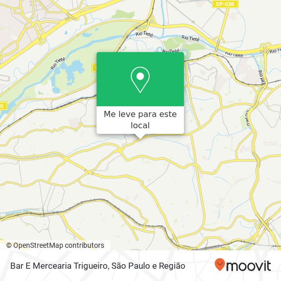 Bar E Mercearia Trigueiro, Rua Utrecht Ponte Rasa São Paulo-SP 03878-000 mapa