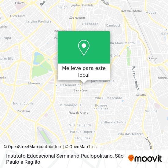 Instituto Educacional Seminario Paulopolitano mapa