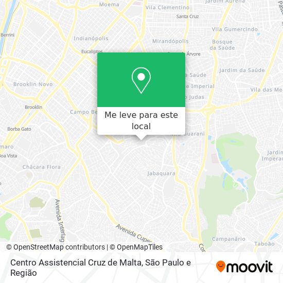 Centro Assistencial Cruz de Malta mapa