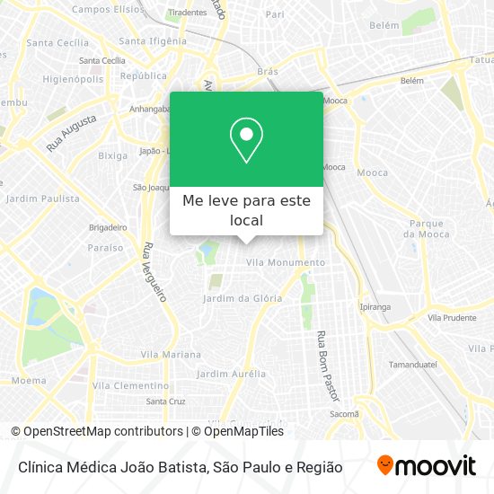 Clínica Médica João Batista mapa