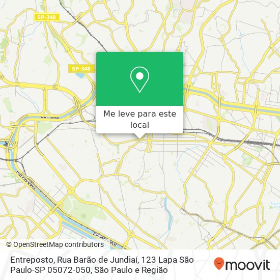 Entreposto, Rua Barão de Jundiaí, 123 Lapa São Paulo-SP 05072-050 mapa
