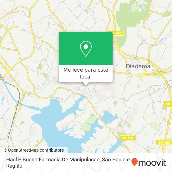 Hacl E Bueno Farmacia De Manipulacao, Avenida Pio XI, 335 Pedreira São Paulo-SP 04430-150 mapa