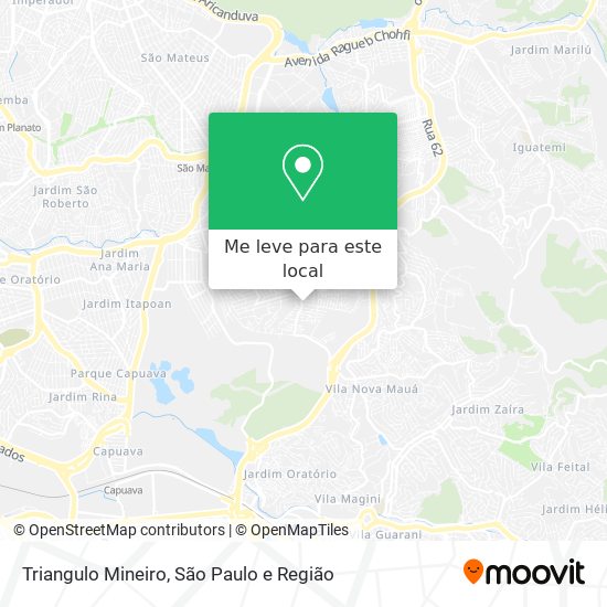 Triangulo Mineiro mapa