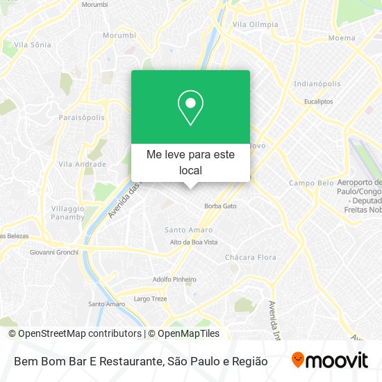 Bem Bom Bar E Restaurante mapa