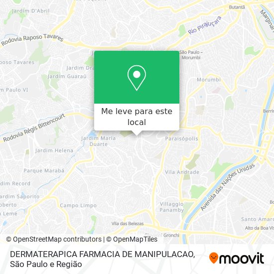 DERMATERAPICA FARMACIA DE MANIPULACAO mapa