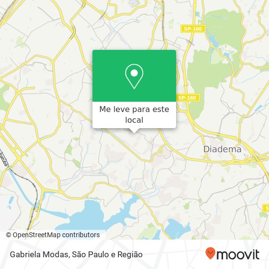 Gabriela Modas, Rua Doutor Nestor Sampaio Penteado, 82 Cidade Ademar São Paulo-SP 04409-060 mapa