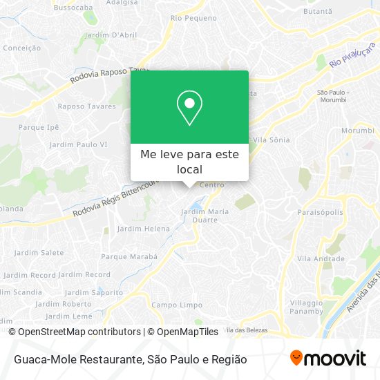 Guaca-Mole Restaurante mapa