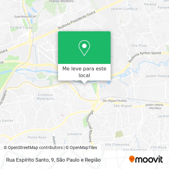 Rua Espírito Santo, 9 mapa