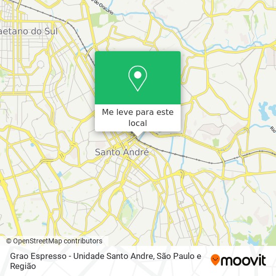 Grao Espresso - Unidade Santo Andre mapa