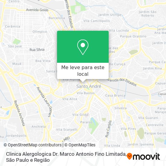 Clinica Alergologica Dr. Marco Antonio Fino Limitada mapa