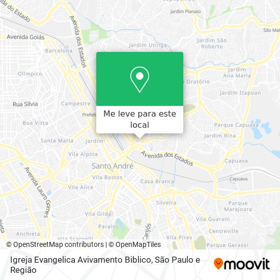 Igreja Evangelica Avivamento Biblico mapa