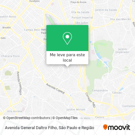 Avenida General Daltro Filho mapa