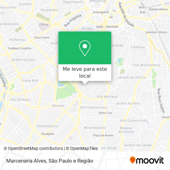 Marcenaria Alves mapa