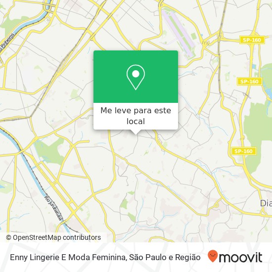 Enny Lingerie E Moda Feminina, Rua João Gomes Batista, 635 Cidade Ademar São Paulo-SP 04652-160 mapa