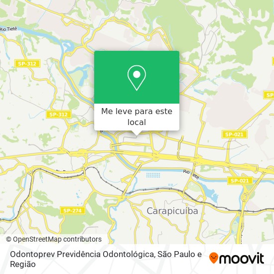 Odontoprev Previdência Odontológica mapa