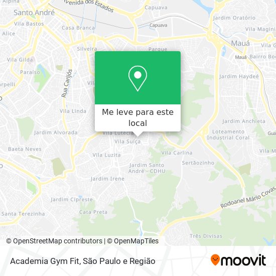Academia Gym Fit mapa